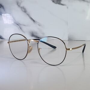 RAY-BAN Round Prescription Glasses. David RB3582 Gold Frame Glasses. Frame Only